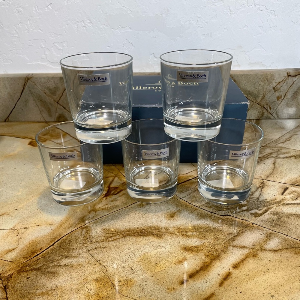 Villeroy & Boch Schumann’s Crystal Tumbler Set of 5